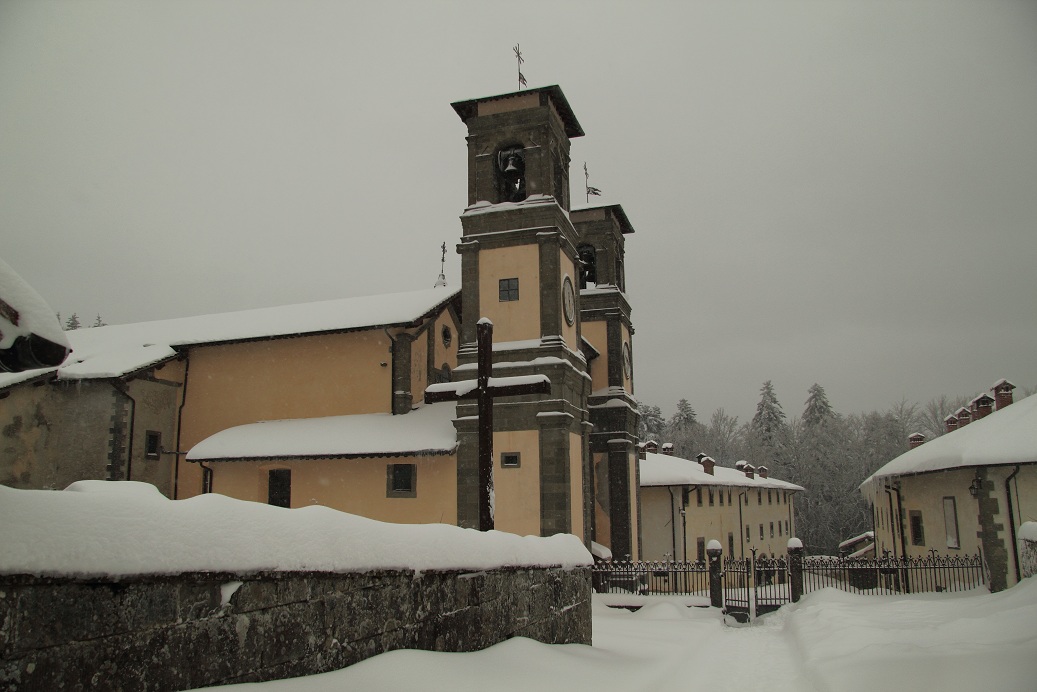 29 gennaio 2017 Itinerario invernale Dantesco  Monastero Camaldoli - Giogana - Passo dei Fangacci