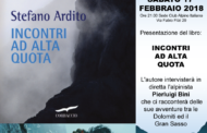 17 febbraio 2018  Stefano Ardito e Pierluigi Bini - Incontri ad alta quota